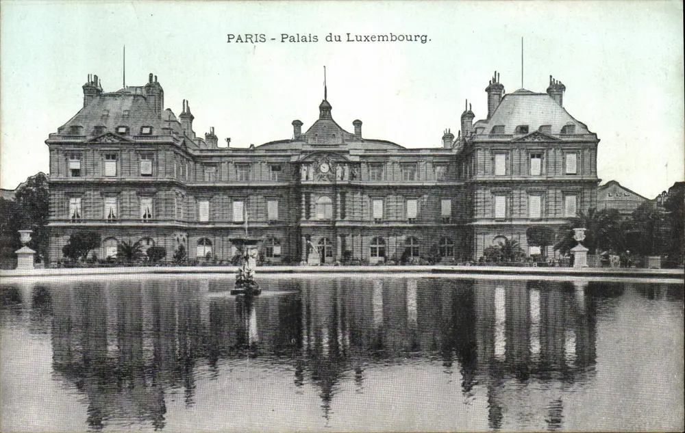 PARIS - Palácio do Luxemburgo. - Frente