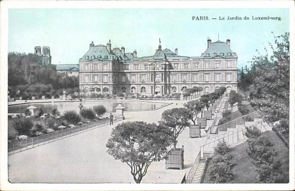 Paris — Le Jardin du Luxembourg — editor não identificado, número de série não visível - Frente