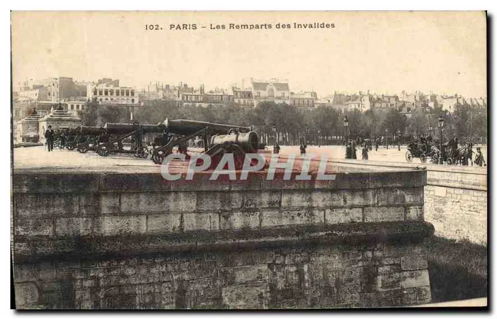 Paris – Os Muros dos Invalides — n°102 - Frente