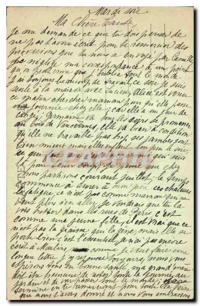 Fonte Saint-Sulpice — Paris — A.P. 215 - Verso
