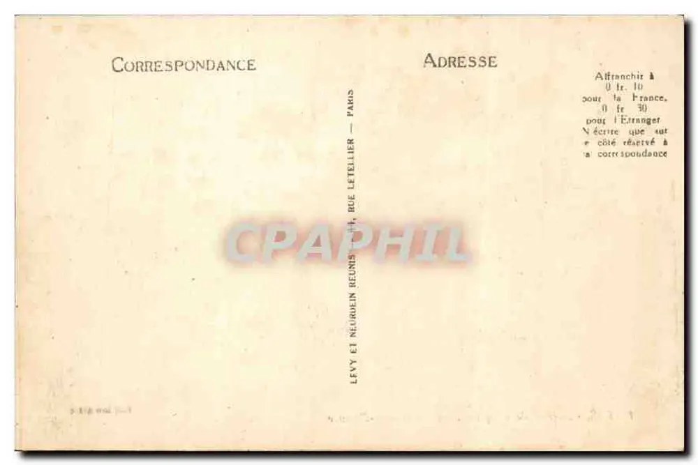 Paris - Fassade der Kirche Saint-Julien-le-Pauvre — Edition Attié - Rückseite