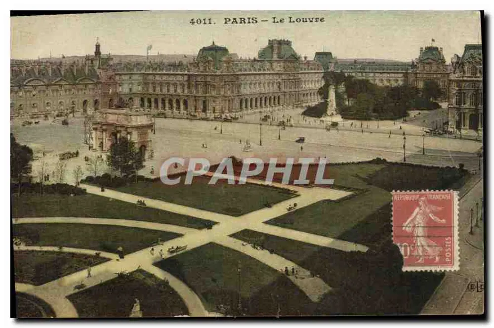 Paris — O Louvre — n° 4011 - Frente