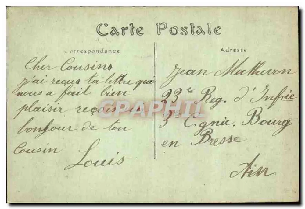 PARIS — Palácio do Luxemburgo — O.O. n°642 - Verso