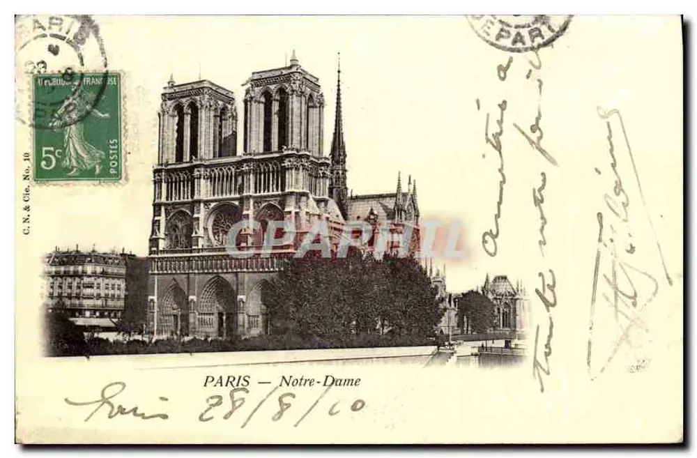 PARIS — Notre-Dame — G.N. & Cie. No. 16 - Frente