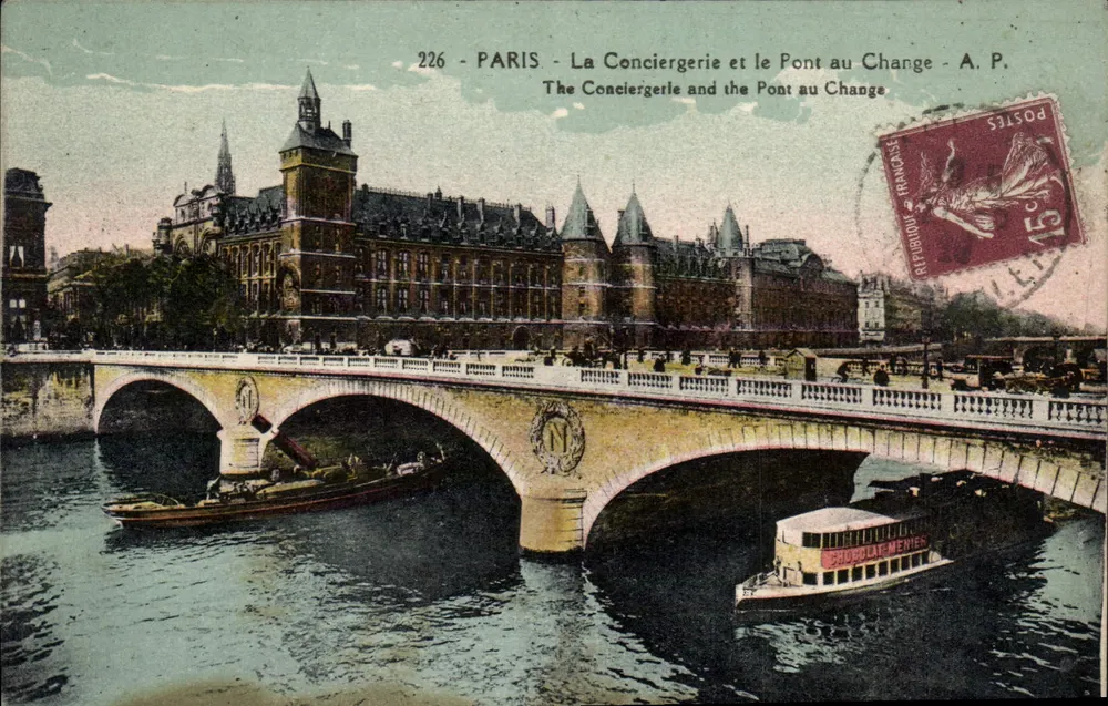 Paris - Die Conciergerie und der Pont au Change — A. P. n°226 - Vorderseite