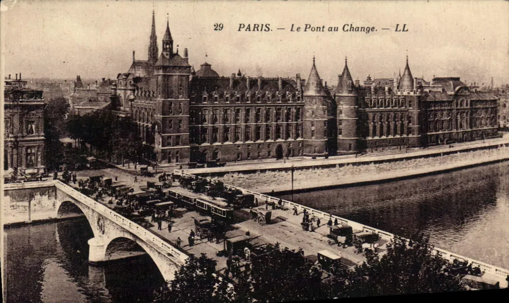 Paris — O Ponte do Cambio — LL - Frente