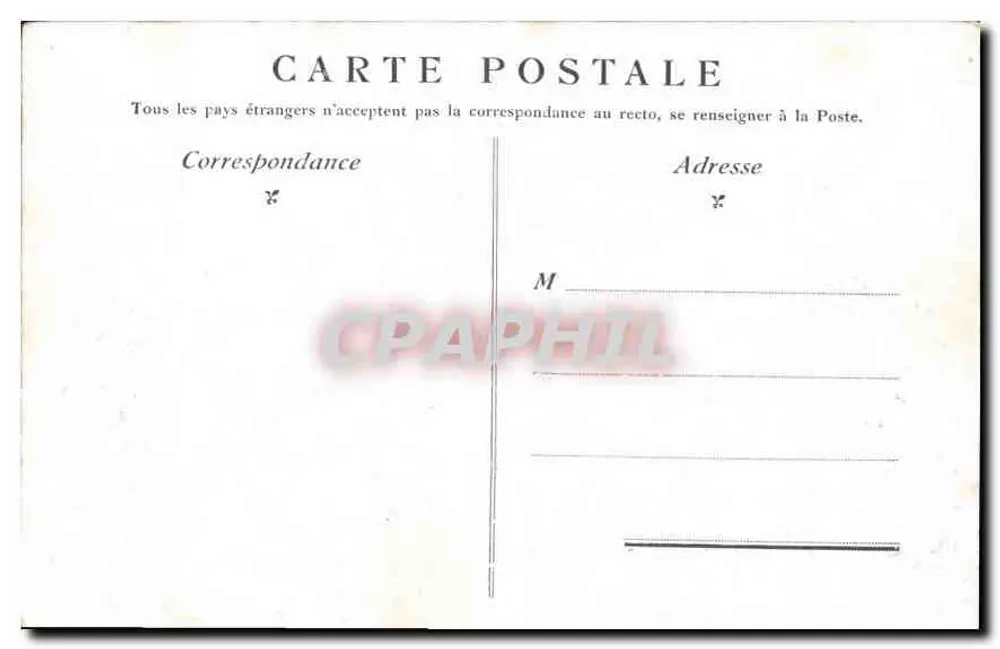 Paris — A Conciergerie - Verso