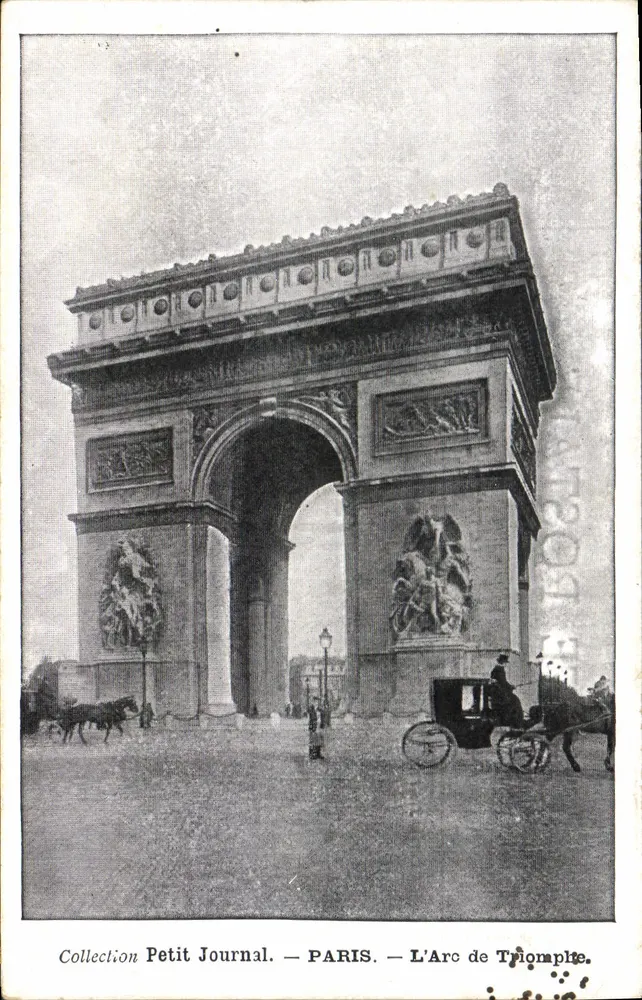 Paryż — Arc de Triomphe — Kolekcja Petit Journal - Awers