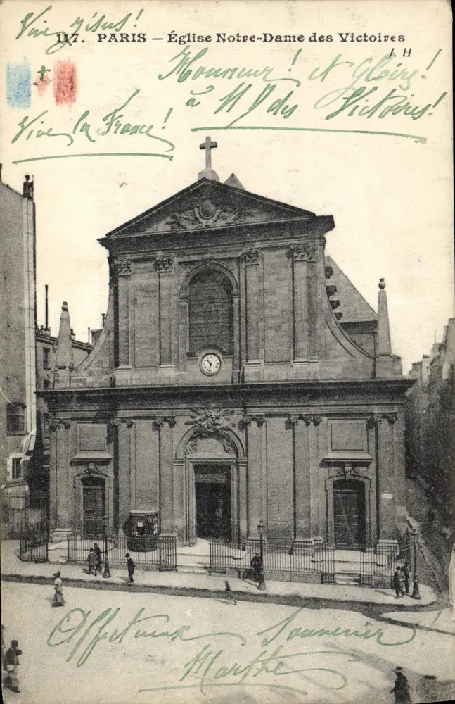 Paris — Kirche Notre-Dame des Victoires — J.H. - Vorderseite