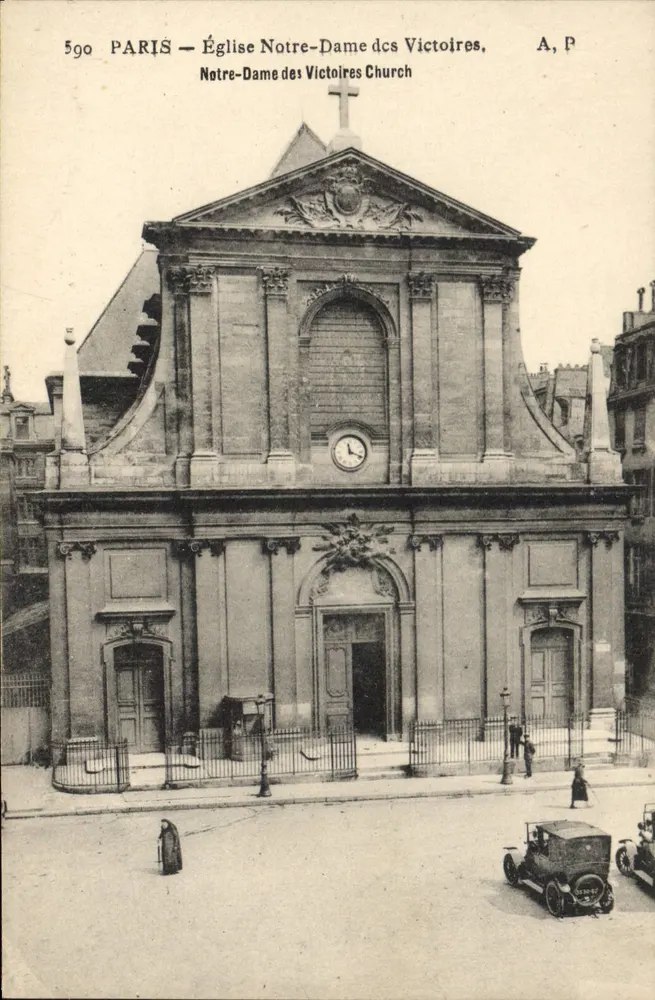 Paris — Kirche Notre-Dame des Victoires — A. Papeghin - Vorderseite