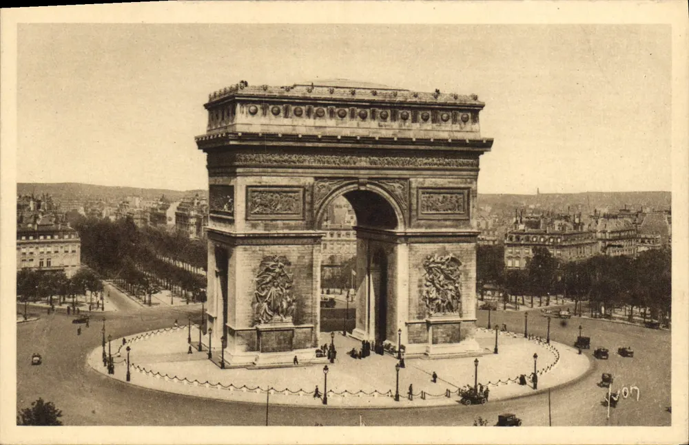 Arc de Triomphe — Place de l'Étoile — Paris — Éditions Intermédiaire - Vorderseite
