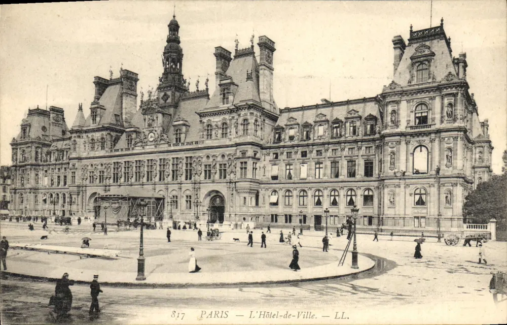 Paris — A Hôtel-de-Ville — LL. — n°817 - Frente