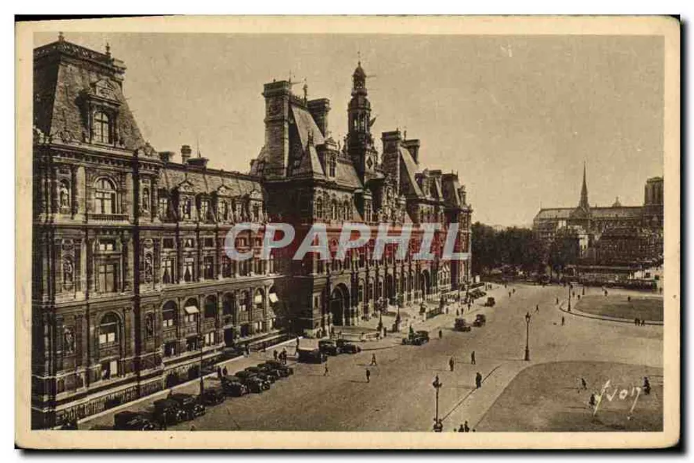 Paris — Das Rathaus — Éditions d'Art Yvon - Vorderseite