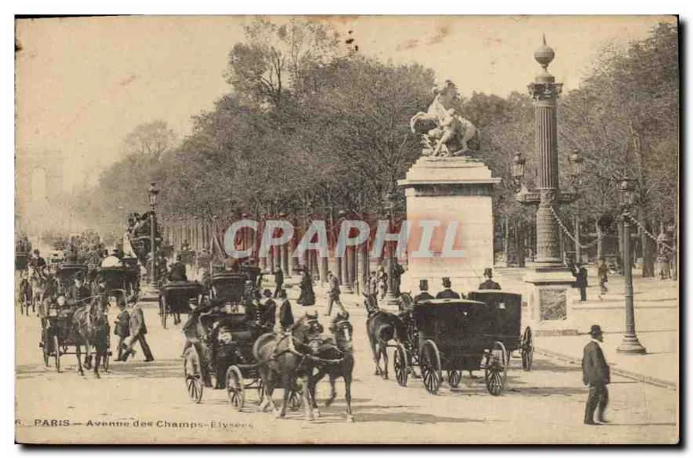 PARIS — Avenue des Champs-Élysées — uitgever niet geïdentificeerd, serie nr. 6 - Voorkant