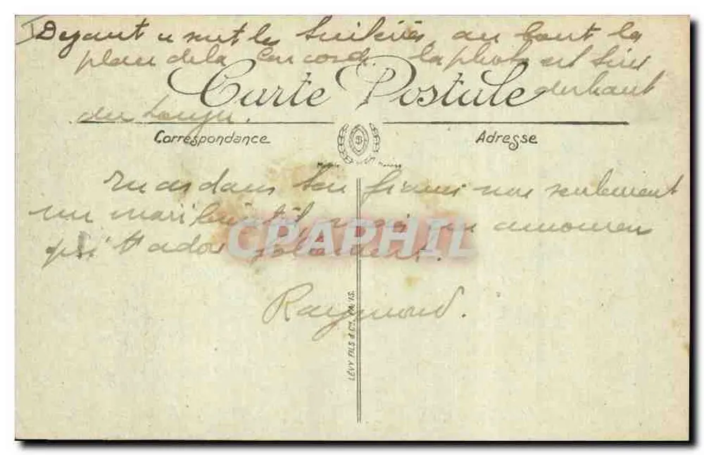 Paris — Perspectiva da Rue de Rivoli — LL. - Verso