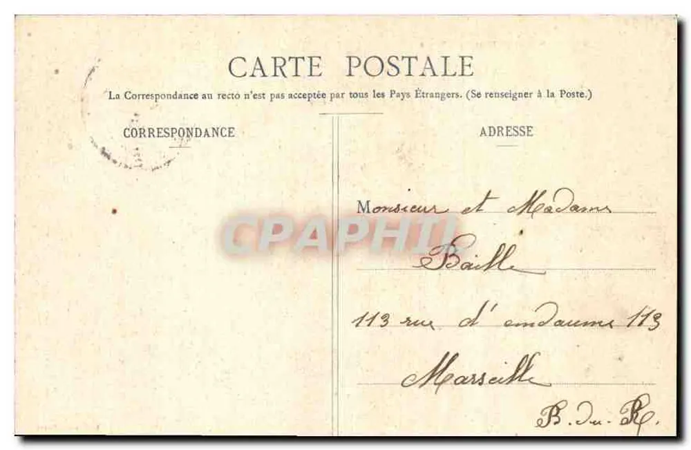 Paris - Notre-Dame de Paris — A. Tardide, Paris, n° de série não visível - Verso