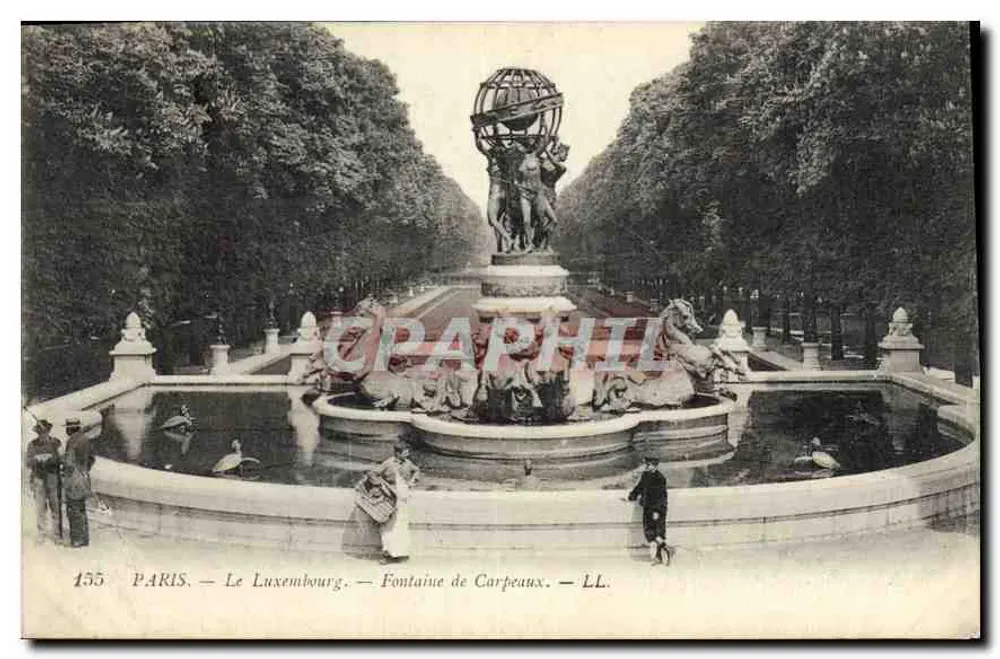 Paris - Der Luxembourg - Fontaine de Carpeaux — LL. Nr. 155 - Vorderseite