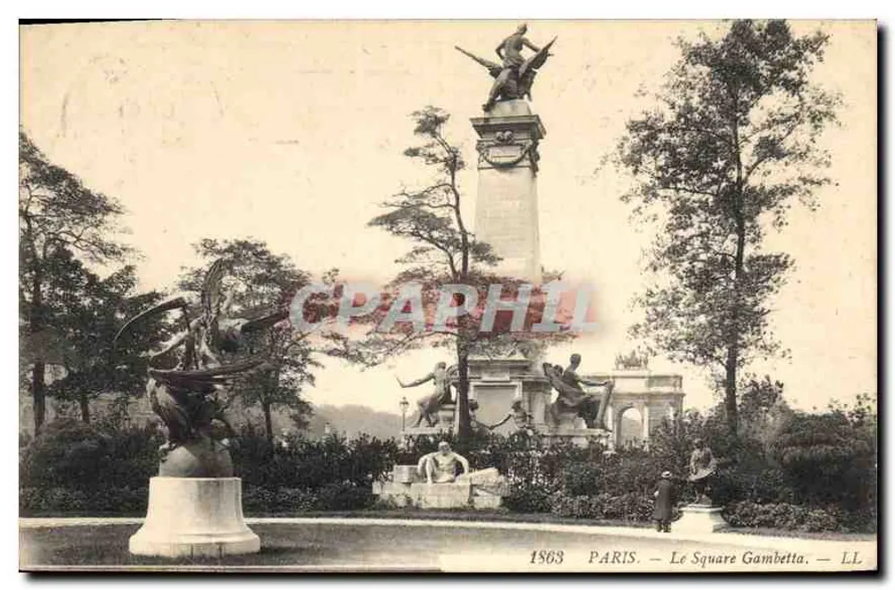 Paris — O Square Gambetta — LL, n° 1563 - Frente