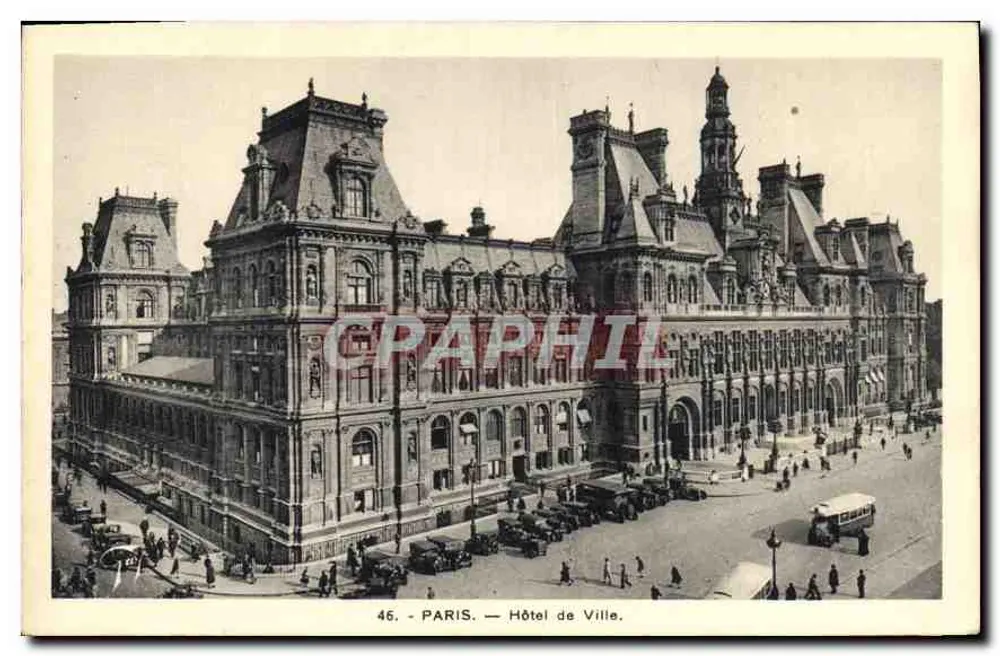 Paris — Hotel de Ville — n°46 - Frente