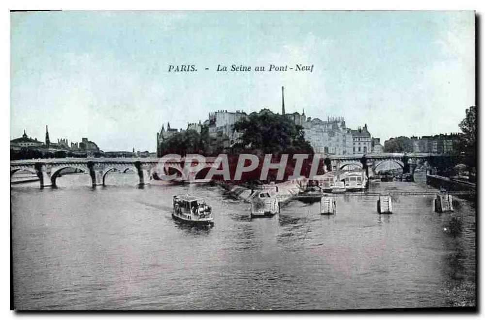 Paris - A Seine no Pont-Neuf — editor não identificado - Frente