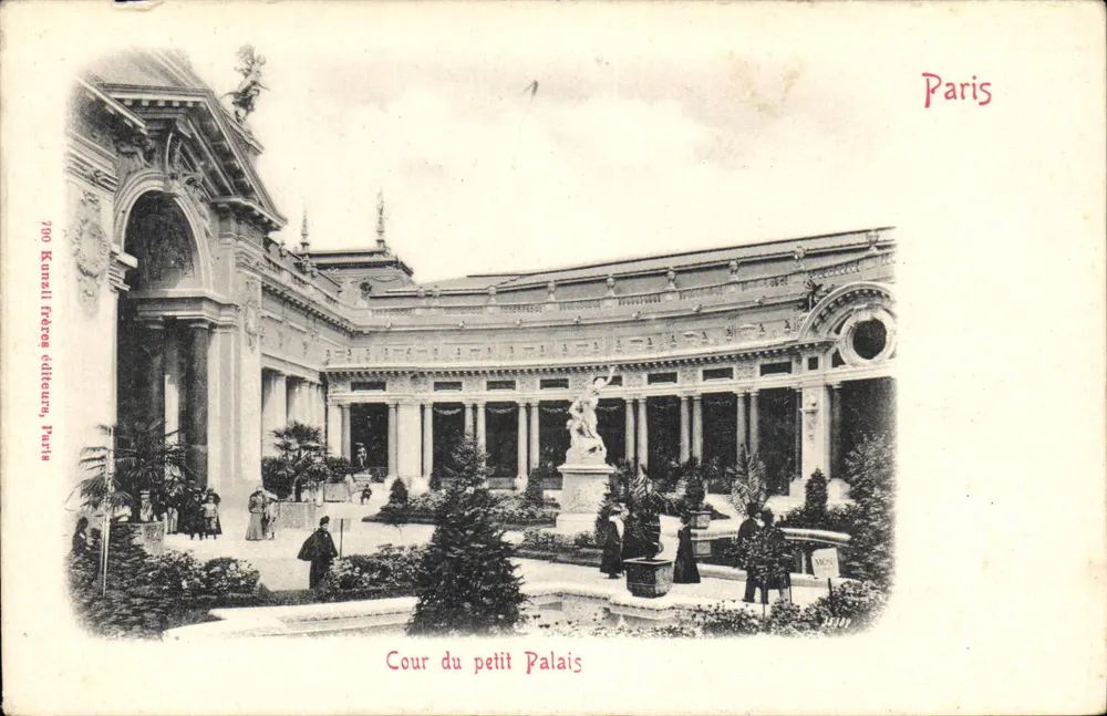 Corte do pequeno Palácio — Paris — editores Kanzill Frères, Paris, n°700 - Frente