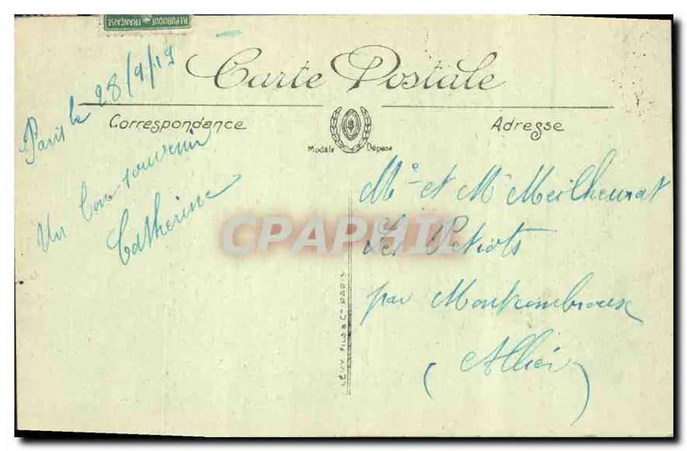 PARIS — O Petit Palais — LL. - Verso