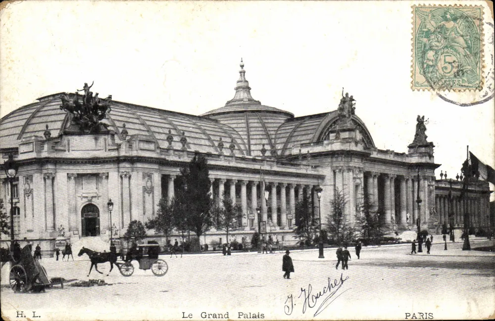 O Grande Palácio — Paris — H. L. / J. Houchet - Frente