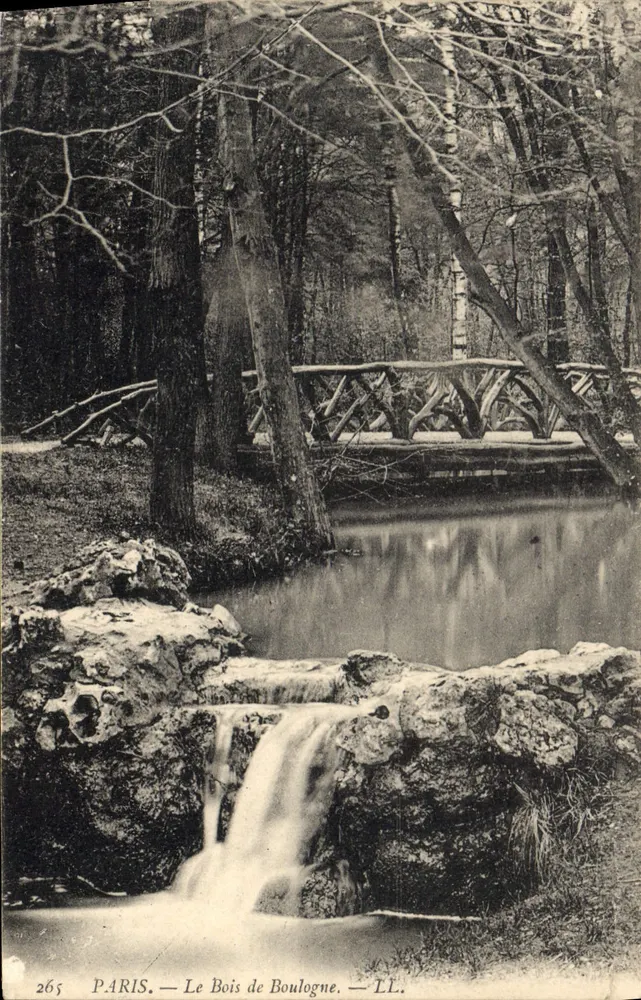 Paris — O Bois de Boulogne — LL. — n°265 - Frente