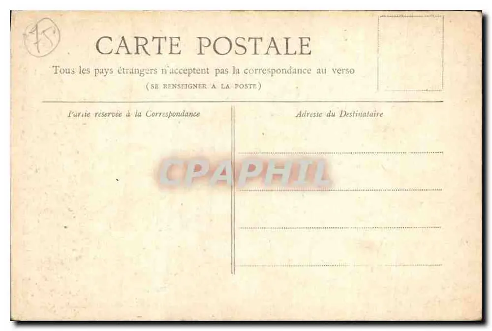 Place de la Bastille — Coluna da Bastilha — Coleção Petit Journal - Verso