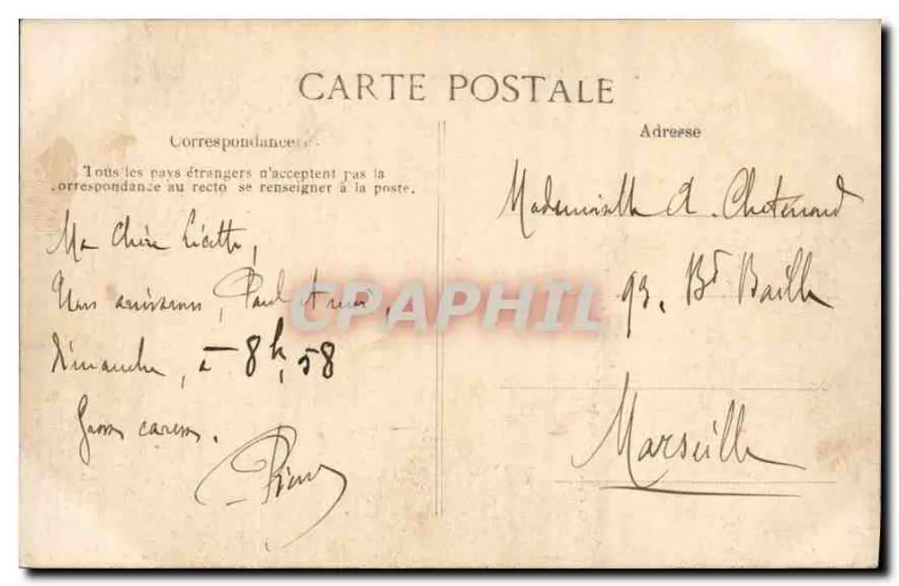Parigi - Buttes-Chaumont - Ponte sospeso — Editore ELD, n° 4447 - Verso
