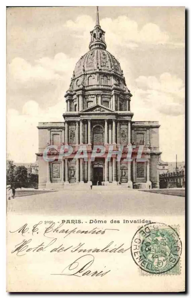 Paris - Dôme dos Invalidos — M.C. Charponties, Hotel dos Invalidos, Paris - Frente
