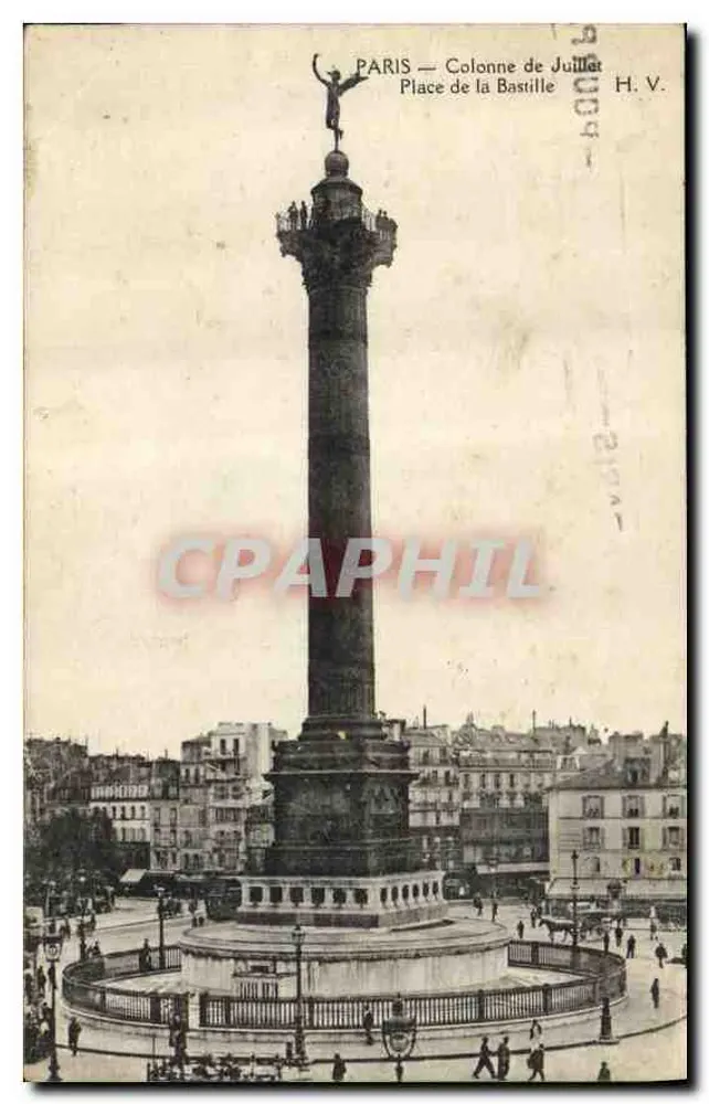 Paris — Siegessäule — Place de la Bastille — H. V. - Vorderseite