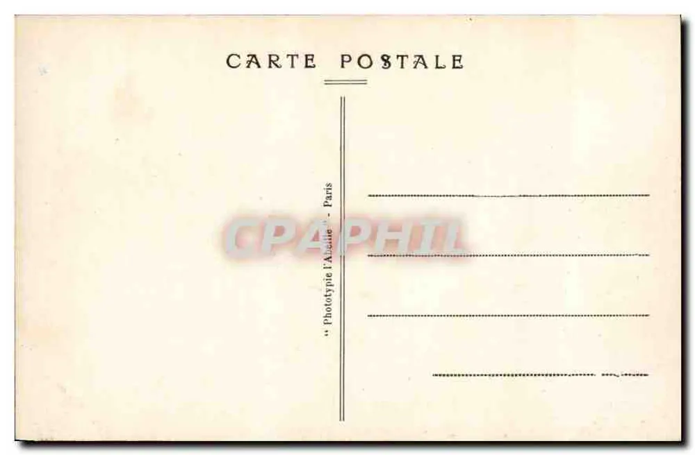 Paris — Das Trocadéro und die Pont d'Iéna — Phototype l'Ancien - Rückseite