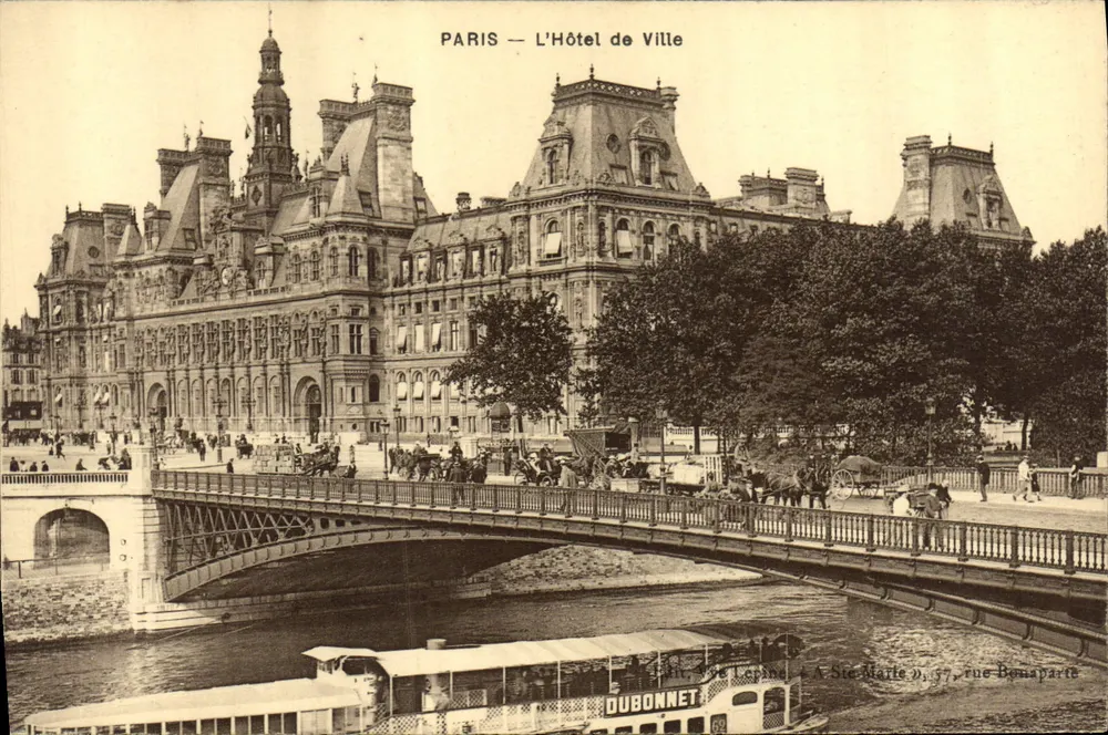 PARIS — O Hotel de Ville — editor Dubonnet, n° 57 - Frente