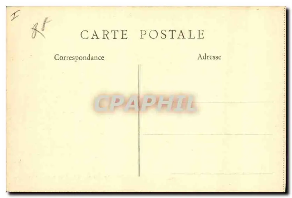 PARIS — O Hotel de Ville — editor Dubonnet, n° 57 - Verso