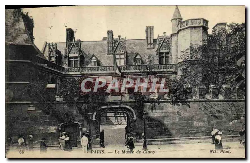 Paris — O Museu de Cluny — ND. Fot. - Frente