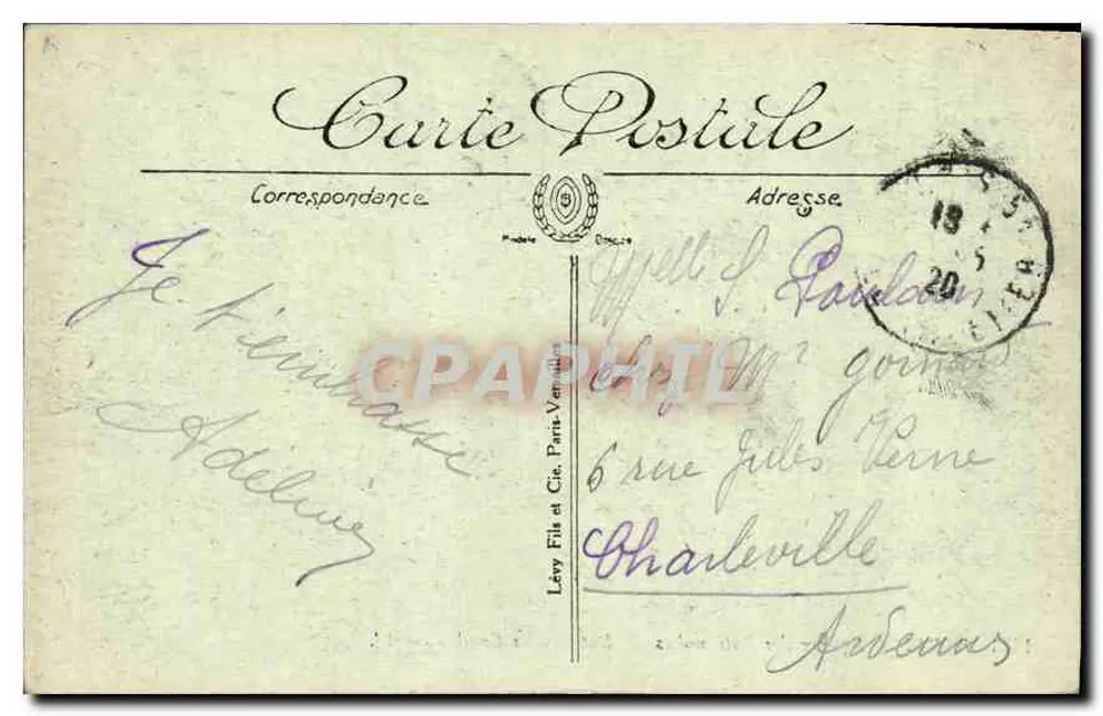 Paris — Square des Batignolles — Batignolles Garden — I.I. — n° 4538 - Verso