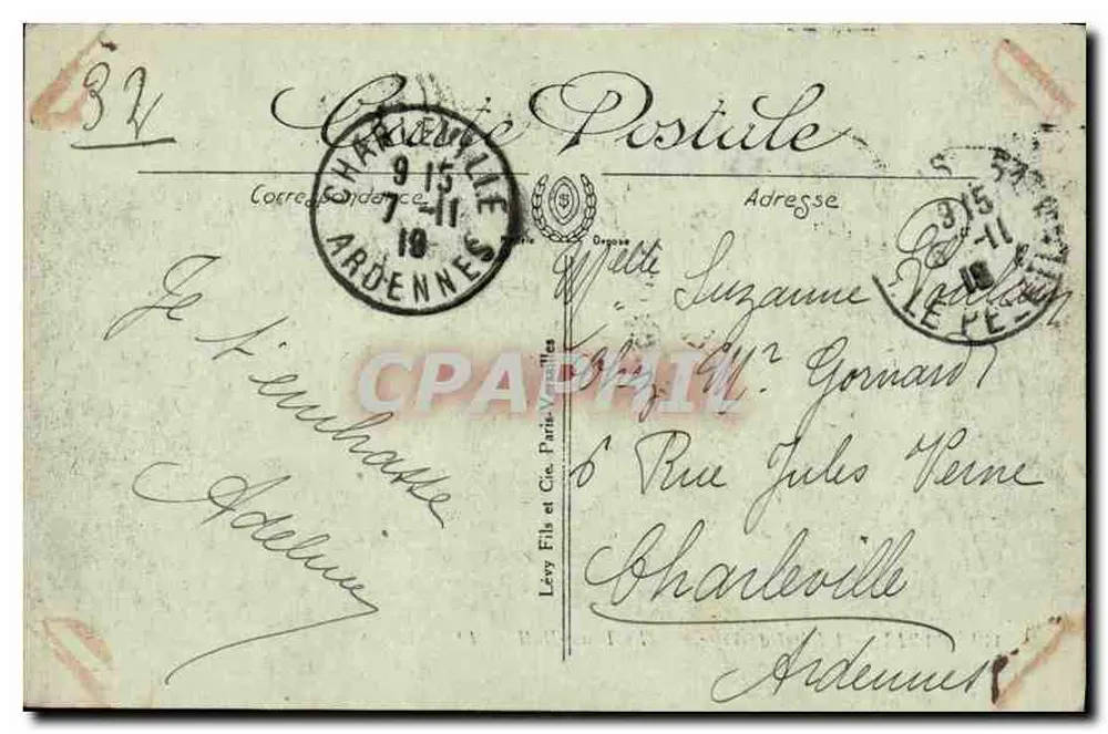 PARIS — O Hotel de Ville — The Town-Hall — LI. - Verso