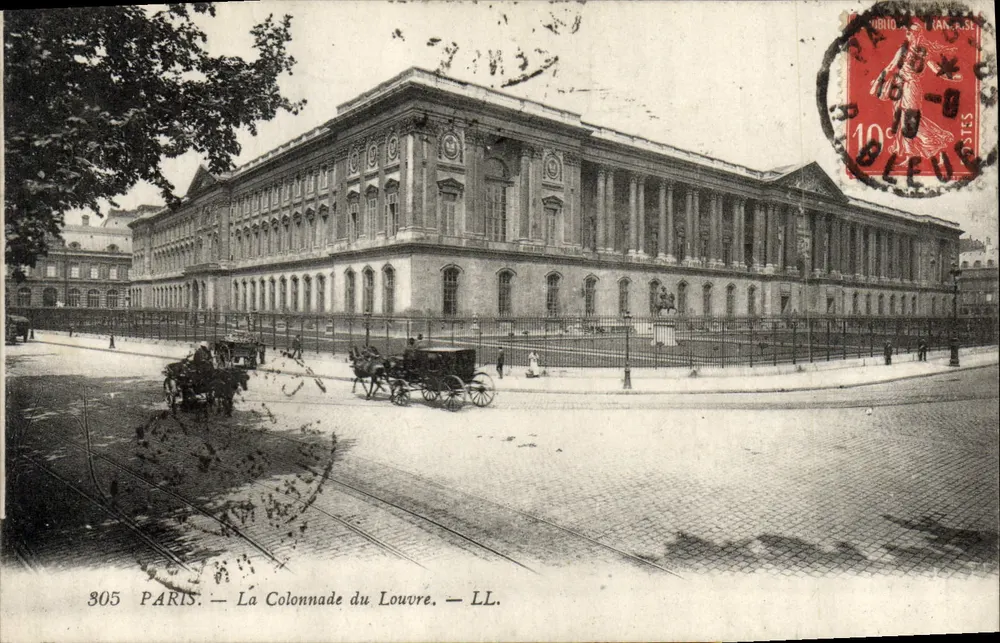Paris — A Colunata do Louvre — LL. — n° 305 - Frente