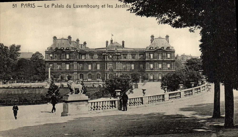Paris — Das Palais du Luxembourg und die Gärten — Unbekannter Verlag, Nr. 51 - Vorderseite