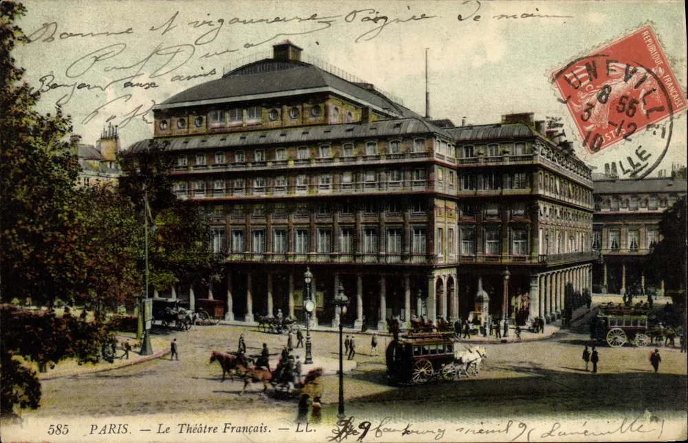 Paris — O Teatro Francês — LL. — N° 585 - Frente