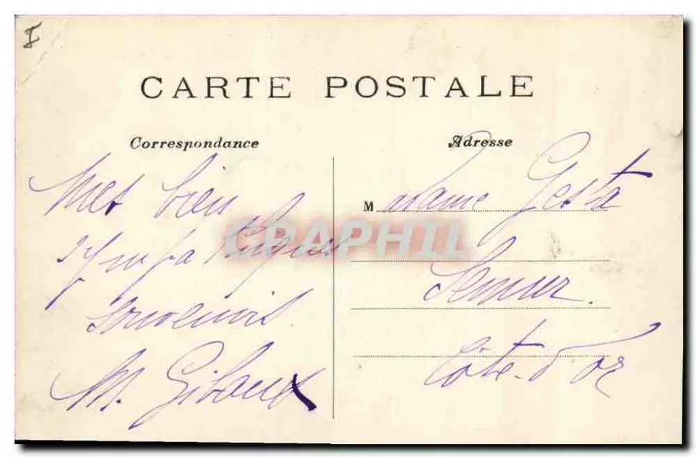 Paris — Allgemeiner Blick auf den Place de l'Étoile — C.M. - Rückseite