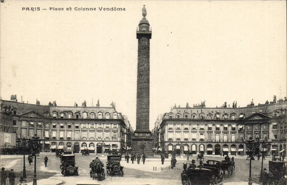 Parijs — Plein en Pilaar Vendôme — H.V. Parijs - Voorkant