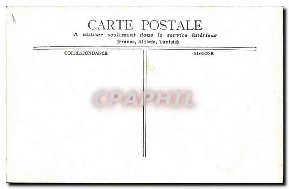 Paris — Zentrale Allee des Tuileries-Gartens — Verlag nicht sichtbar - Rückseite