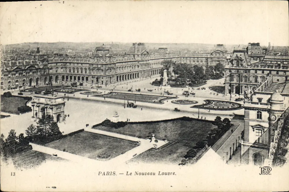 Paris — Le Nouveau Louvre — ND Fot. - Awers