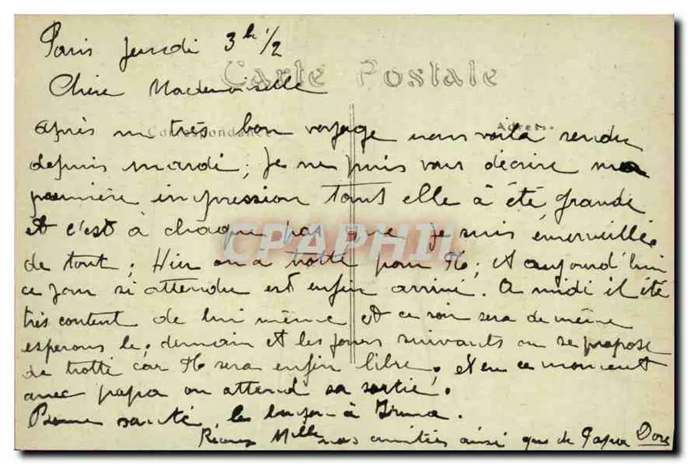 Paris — Notre-Dame, vista geral — editor desconhecido, n° 9 - Verso