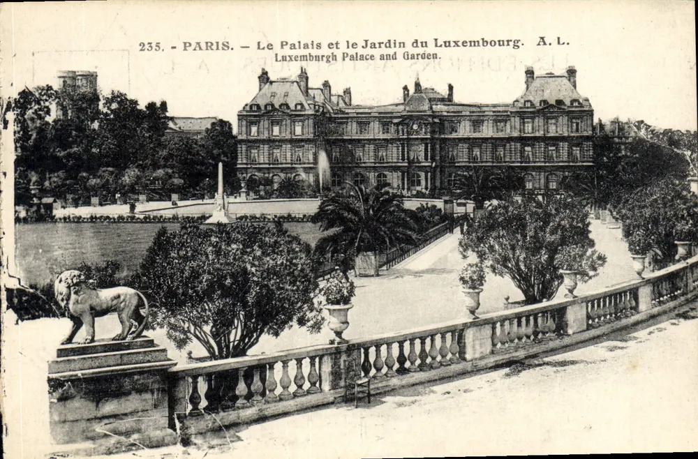 Paris — Das Palais und der Garten des Luxembourg — A.L. — n°235 - Vorderseite