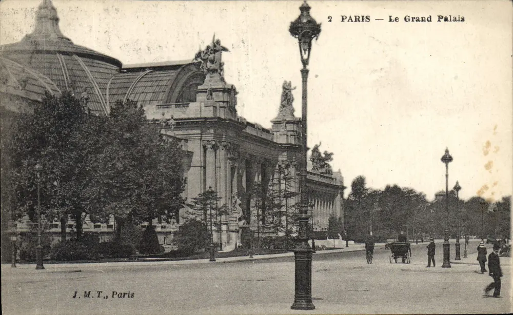 Paris — O Grande Palácio — J.M.T., Paris - Frente