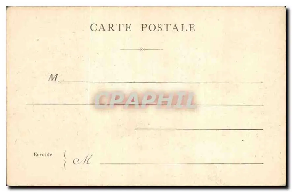 Paris — Champs Élysées, Petit Palais - Verso