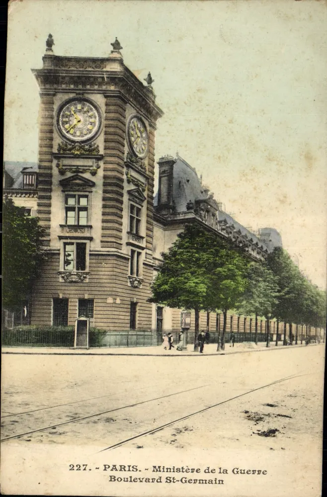 Ministerium für Krieg — Boulevard St-Germain — Paris — n°227 - Vorderseite